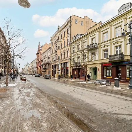 Apartment W Sercu Lodzi Piotrkowska Balkon & 2 Sypialnie By Renters Lodz